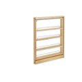 Rev-A-Shelf Rev-A-Shelf - 3" Wood Base Cabinet Pullout Filler Organizer with Adjustable Shelves 432-BF-3C
